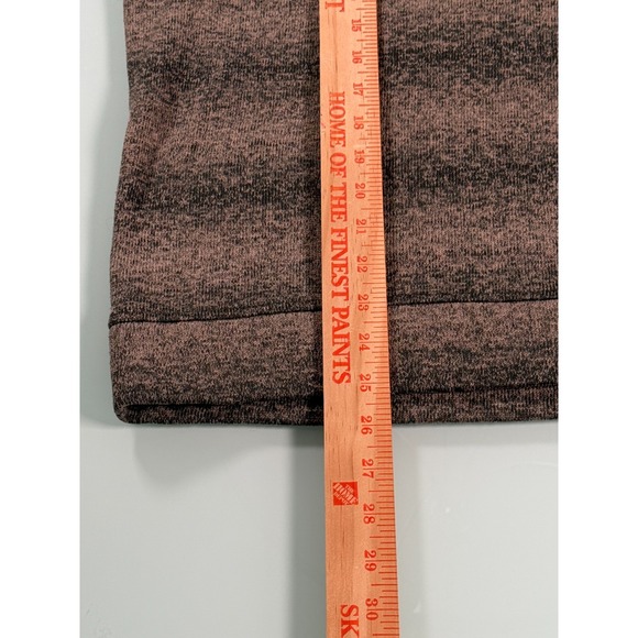 Eddie Bauer Quarter Snap Pullover Fleece Mens M High Collar Heathered Mid weight - Picture 9 of 11